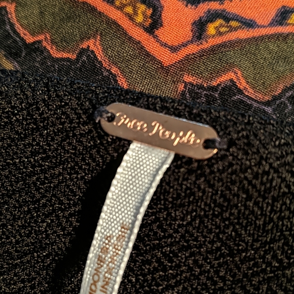 NWT Free People Paisley Pop Tank Sz Large - Picture 7 of 8